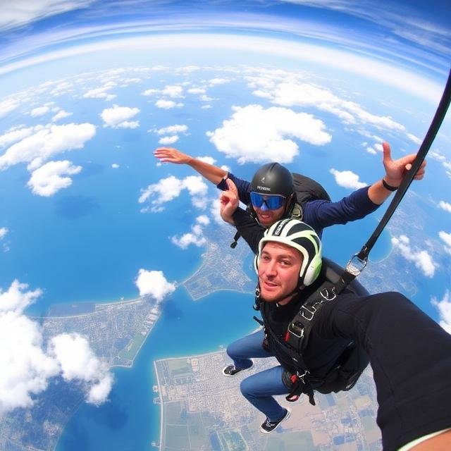 skydiving travel experiences